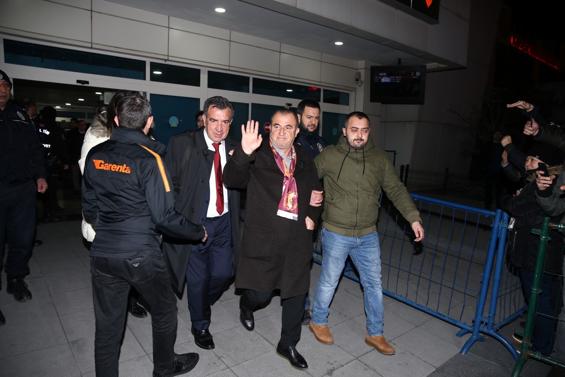 Galatasaray’a coşkulu karşılama