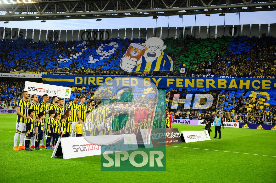 Fenerbahçe’den derbi koreografisi