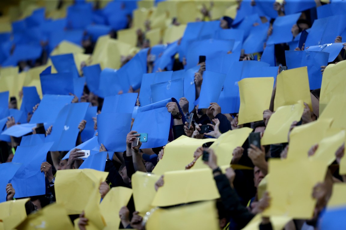 Fenerbahçe’den derbi koreografisi