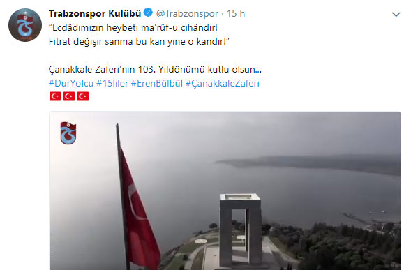 Futbol dünyasından 18 Mart paylaşımları