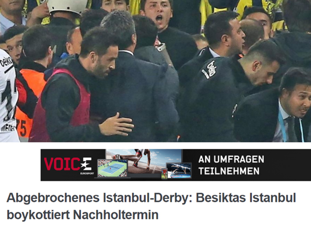 Fenerbahçe - Beşiktaş maçı dünya basınında!