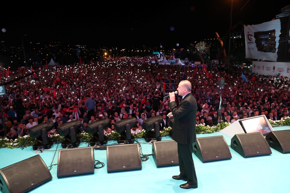 Başkan Recep Tayyip Erdoğan: 15 Temmuz’u unutmayacağız!
