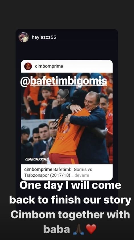 Gomis’ten Galatasaraylıları heyecanlandıran paylaşım! Geri döneceğim
