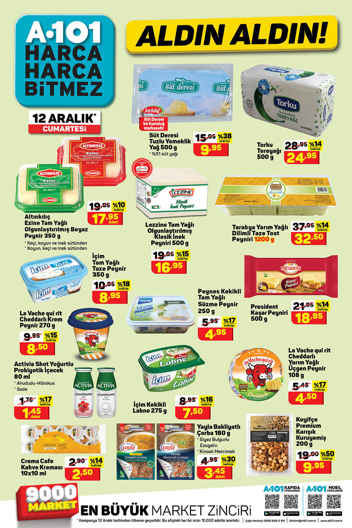 17 Aralık A101 aktüel ürünler kataloğu yayınlandı! A101 indirimli ürünler neler? İşte A101 17 Aralık afişi...