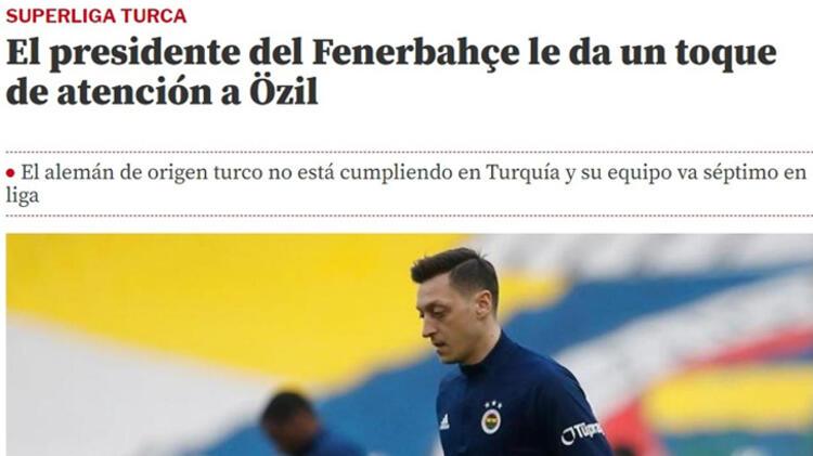 FENERBAHÇE HABERLERİ - Ali Koç’un Mesut Özil sözleri Avrupa’da gündem oldu! İşte atılan manşetler