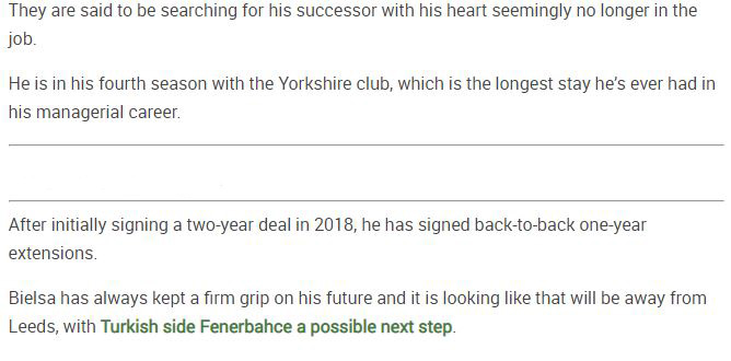 Fenerbahçe’nin gündemindeki Marcelo Bielsa geleceği hakkında konuştu!