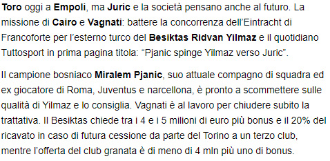 Miralem Pjanic’ten Torino hocası Ivan Juric’e Rıdvan Yılmaz tavsiyesi!