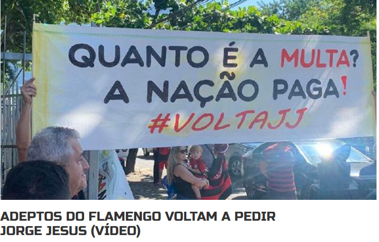 FENERBAHÇE HABERLERİ: Brezilya’da Jorge Jesus çılgınlığı! Flamengo taraftarları...