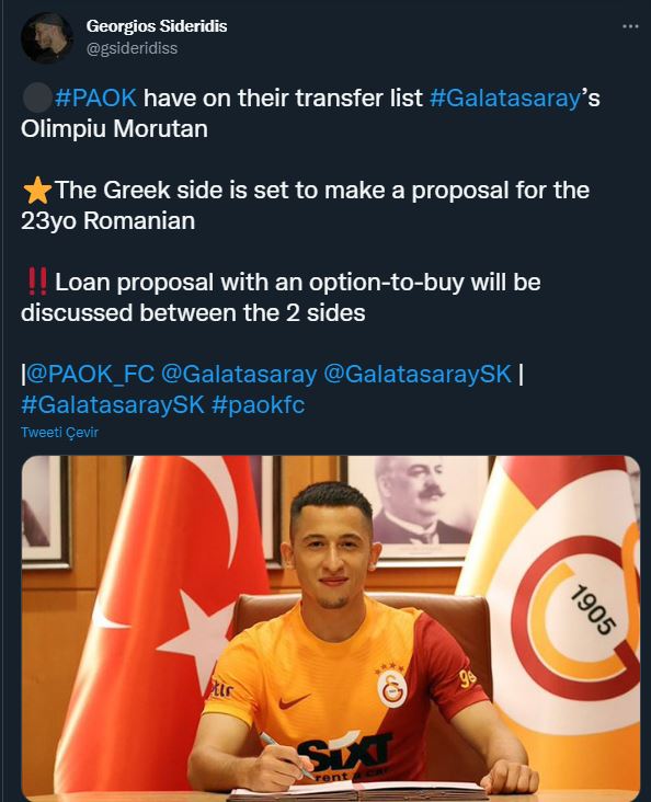 GALATASARAY TRANSFER HABERİ - Aslan’da Morutan’a sürpriz teklif!