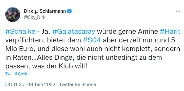 TRANSFER HABERİ: Galatasaray’ın Amine Harit için Schalke 04’e teklif ettiği rakam belli oldu!