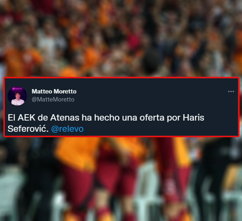 GALATASARAY TRANSFER HABERLERİ - Haris Seferovic’e sürpriz talip! Sosyal medyadan duyurdu