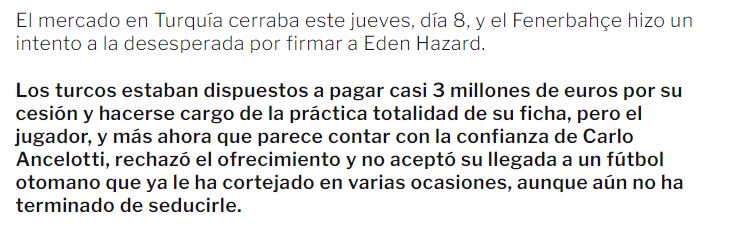 Eden Hazard gerçeği ortaya çıktı! Fenerbahçe’nin teklifi...