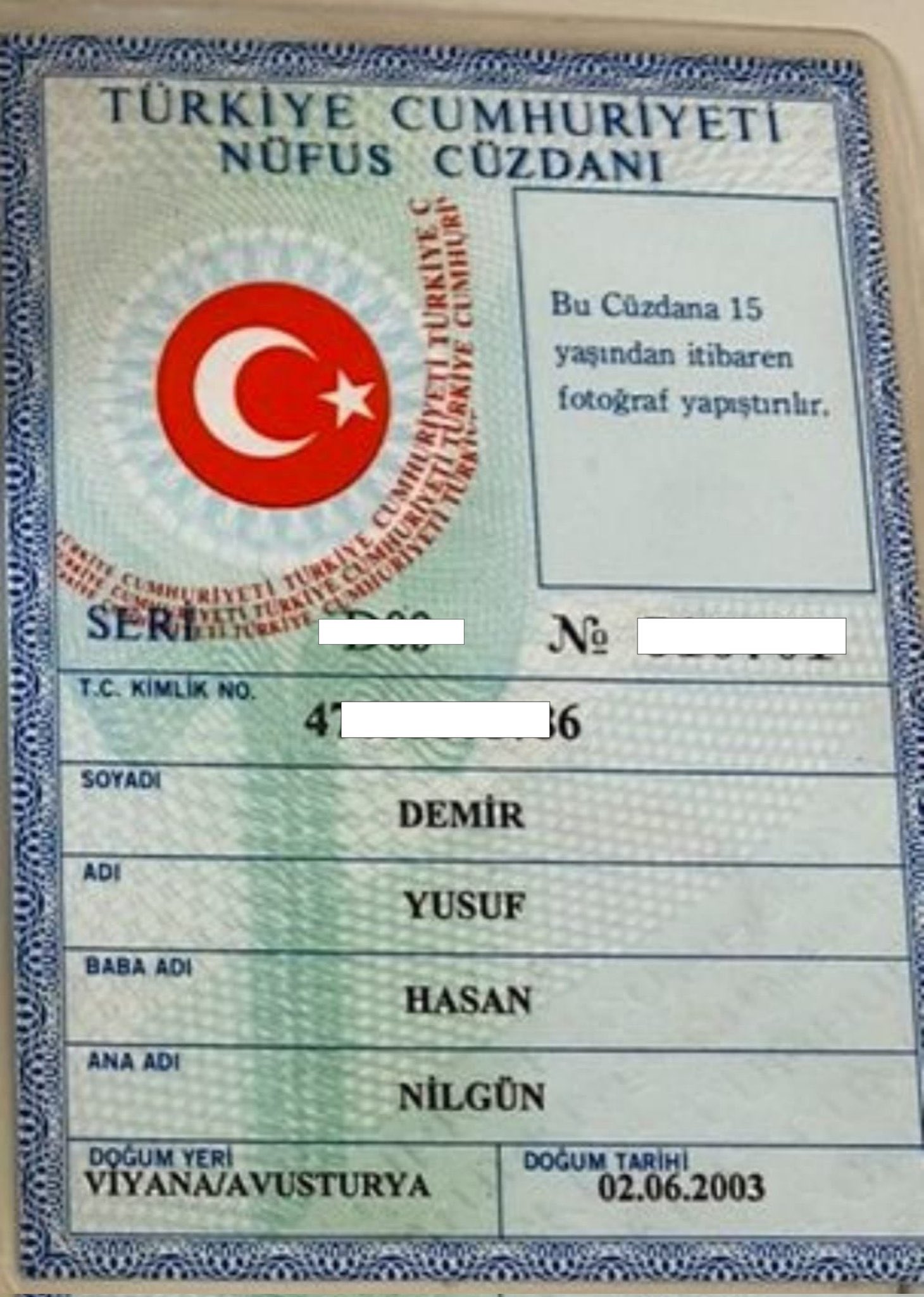 Yusuf Demir’de yeni tartışma! Türk nüfus cüzdanı ortaya çıktı