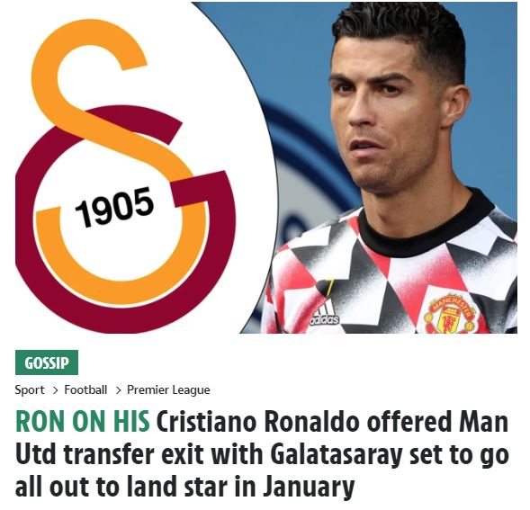Transfer iddiaları ardından Avrupa basını ayağa kalktı! Galatasaray ve Ronaldo…