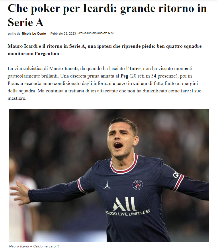 GALATASARAY TRANSFER HABERLERİ: İtalyan basını duyurdu! Mauro Icardi’ye 4 talip birden