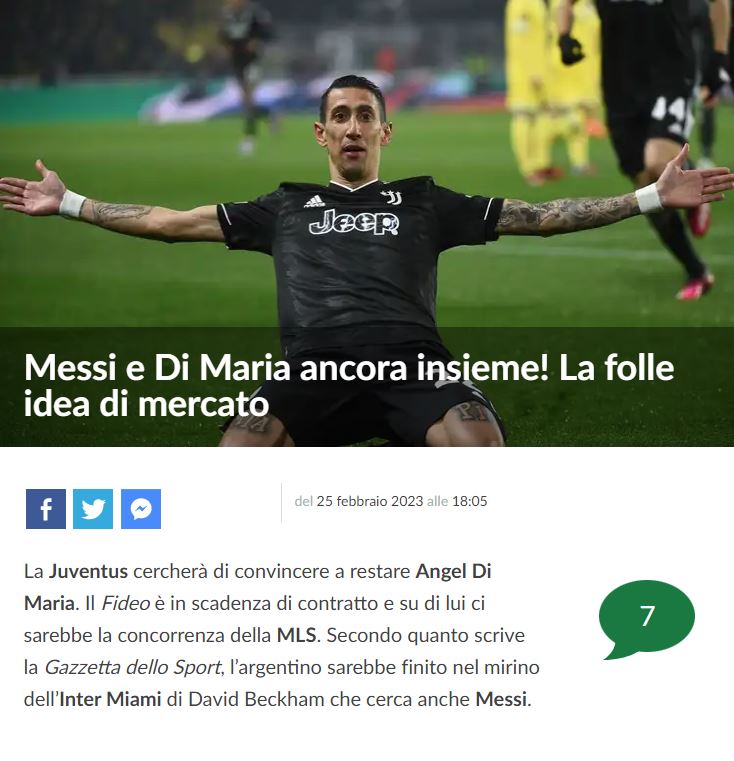 İtalyanlar açıkladı! Galatasaray’a Di Maria transferinde rakip çıktı