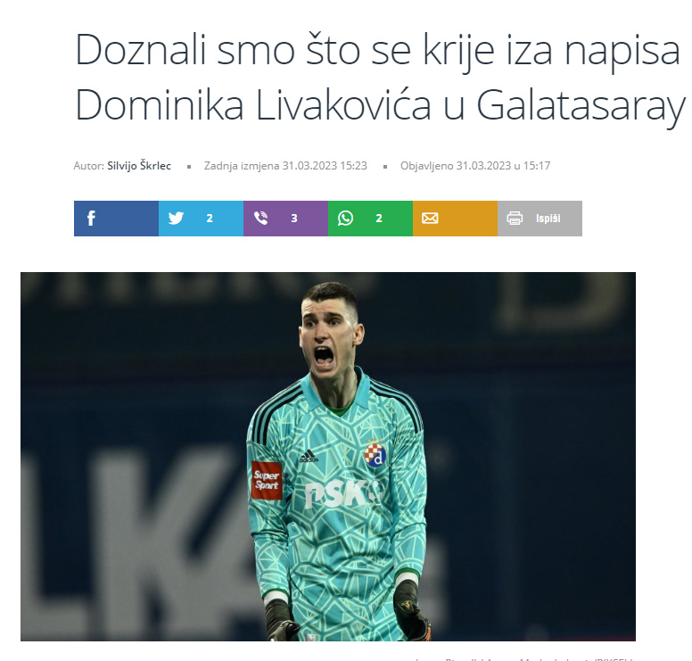 Hırvatlardan olay iddia! Dominik Livakovic, Galatasaray ve transfer...