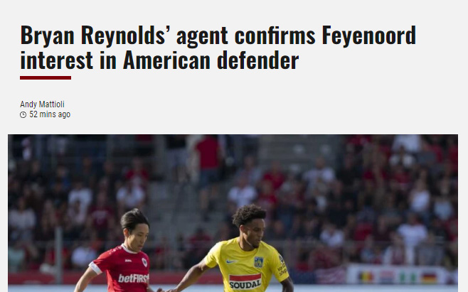 Bryan Reynolds’ın menajerinden transfer açıklaması! Galatasaray...