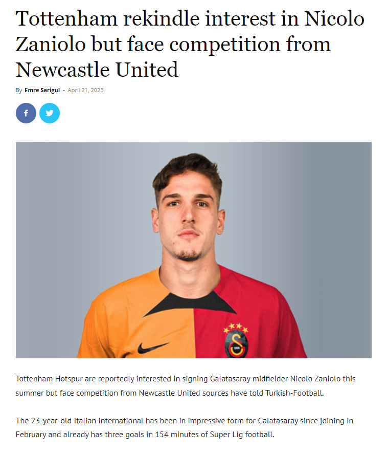 GALATASARAY TRANSFER HABERLERİ: Nicolo Zaniolo’ya 2 talip birden! İtalya derken...