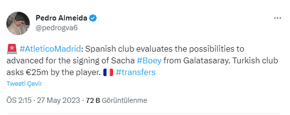 Olay transfer iddiası! Diego Simeone Galatasaraylı yıldızı istiyor