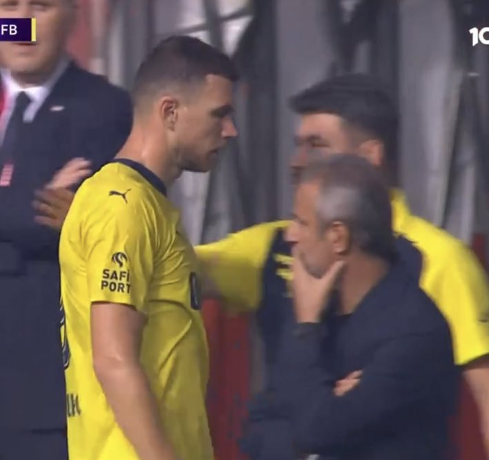 Fenerbahçe haberleri: Edin Dzeko’dan İsmail Kartal’a tepki!