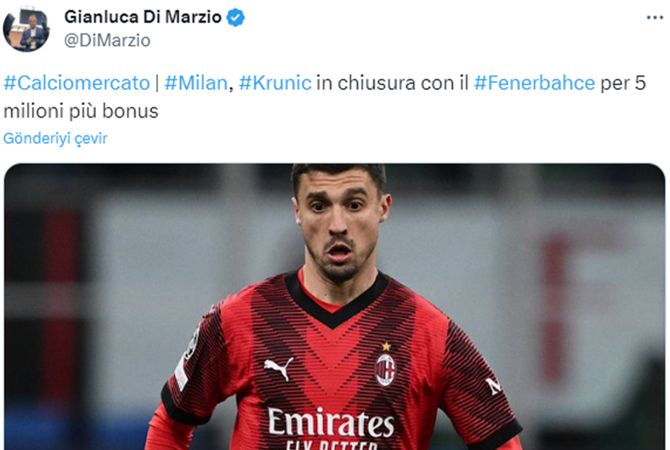 TRANSFER HABERİ - Rade Krunic’te mutlu son! İşte Fenerbahçe’nin yeni teklifi