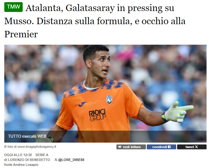 TRANSFER HABERLERİ: Galatasaray’ın Juan Musso ısrarı! İşte istenen bonservis bedeli