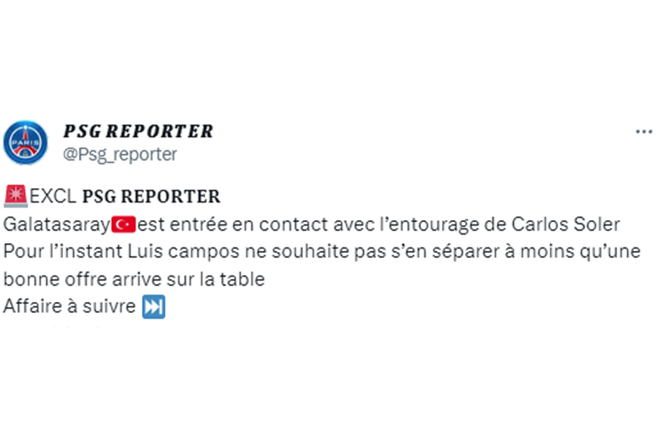 Fransızlar resmen duyurdu! Galatasaray PSG’nin yıldızı için transfer harekatına çıkıyor!