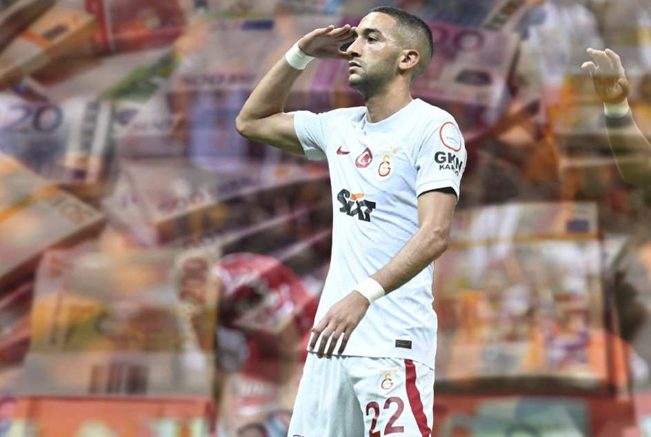 GALATASARAY HABERLERİ - Hakim Ziyech cebini doldurdu! 7.5 milyon Euro...