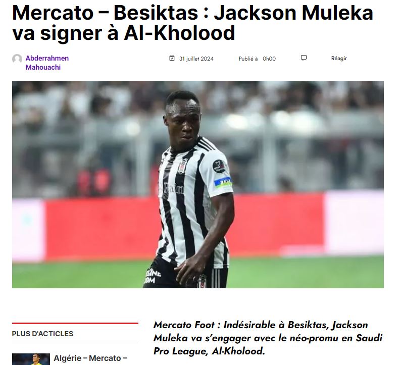 TRANSFER HABERLERİ: Beşiktaş’ta Jackson Muleka’ya Suudi Arabistan kancası! İşte istenen bonservis