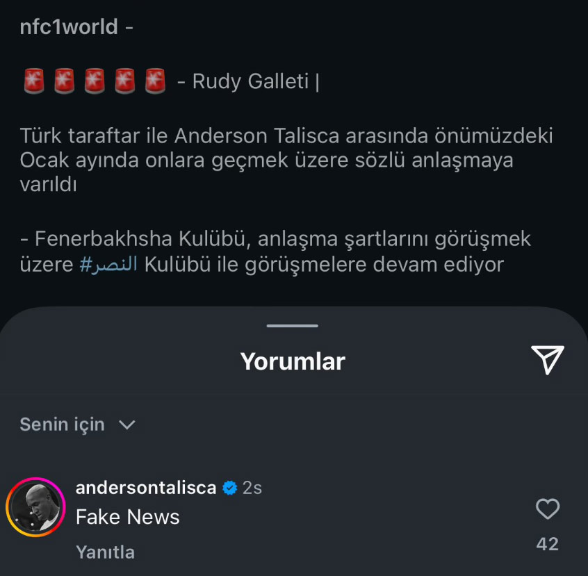 TRANSFER HABERİ: Talisca resmen açıkladı! Fenerbahçe’ye transfer olacak mı?