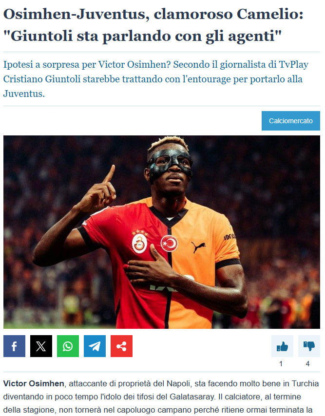Galatasaray’a transferde kötü haber! Osimhen’in menajeriyle görüşmelere başladılar