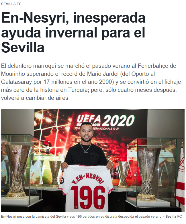 TRANSFER HABERİ: Fenerbahçe’de Youseef En-Nesyri için Sevilla pusuda!