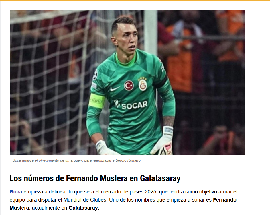 Galatasaray’da Fernando Muslera’nın geleceği netleşti! Transfer olmak istediği takım...