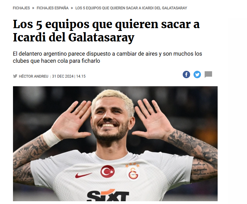Galatasaray’da flaş Mauro Icardi gelişmesi! Transferde talipleri çıktı