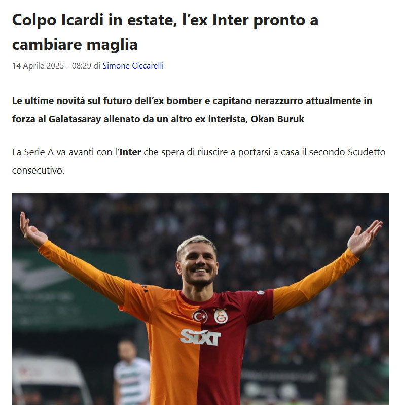 TRANSFER HABERİ: Galatasaray’da flaş Icardi gelişmesi! İtalyan basını duyurdu