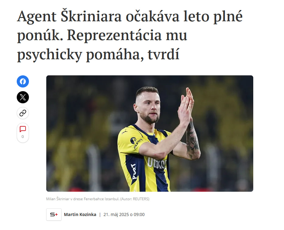 FENERBAHÇE TRANSFER HABERİ | Milan Skriniar’ın menajerinden dikkat çeken açıklama! Sezon bittikten sonra...