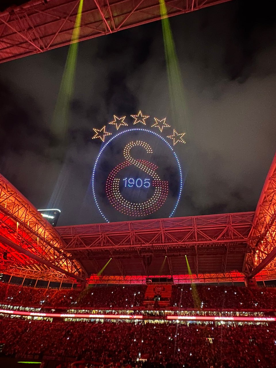 Galatasaray’dan 5. yıldız için drone şov