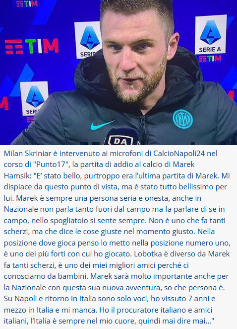 FENERBAHÇE TRANSFER HABERLERİ: Skriniar’dan taraftarı üzen sözler!