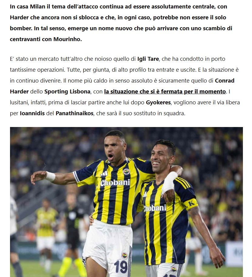 TRANSFER HABERLERİ: F.Bahçe’den golcü takası! Milan ile görüşülüyor!