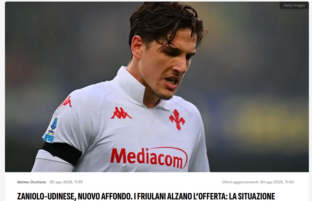 GALATASARAY TRANSFER HABERİ: Udinese Nicolo Zaniolo’da ısrarcı