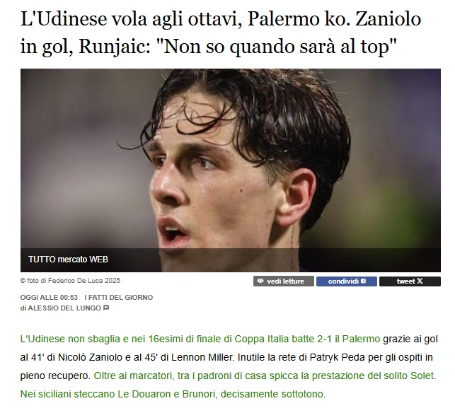 Udinese’den Nicolo Zaniolo açıklaması! Yeteneğini gösterdi