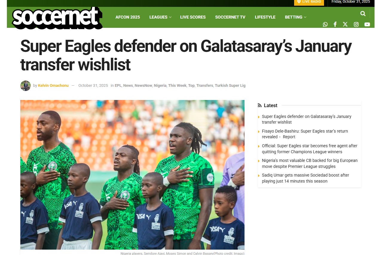 Galatasaray’dan sol stoper hamlesi! Osimhen’in vatandaşı gelecek