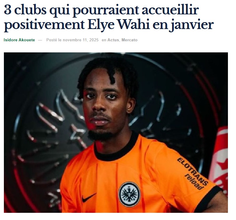 Fenerbahçe, Elye Wahi için devreye girdi: Flaş transfer iddiası!