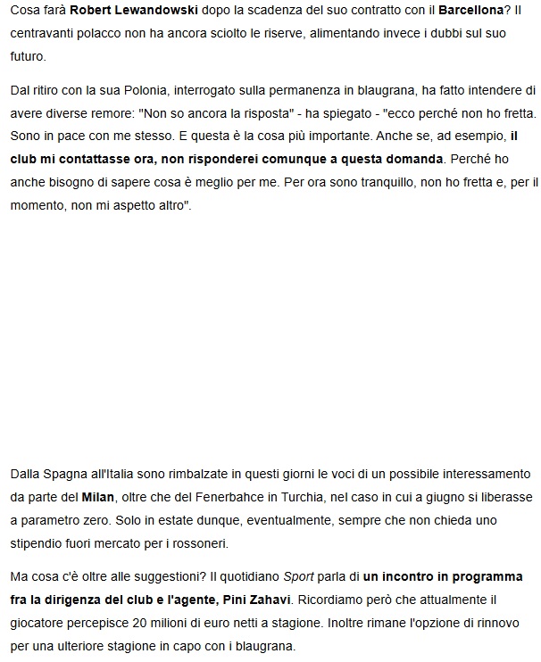 Lewandowski’den transfer açıklaması! Fenerbahçe’ye geliyor mu?