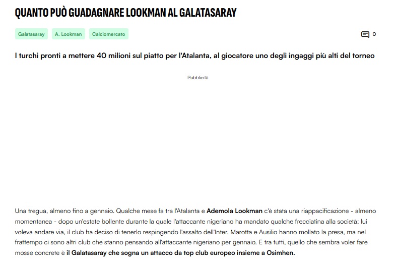 En çok kazananlardan biri olacak: İşte Galatasaray’ın Lookman’a teklifi!