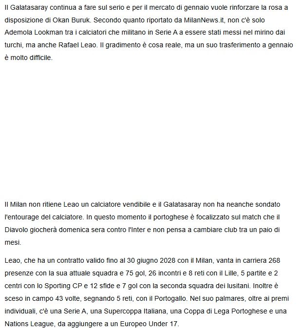 Lookman’la sınırlı değil: Galatasaray o yıldızın da peşinde! Leao...