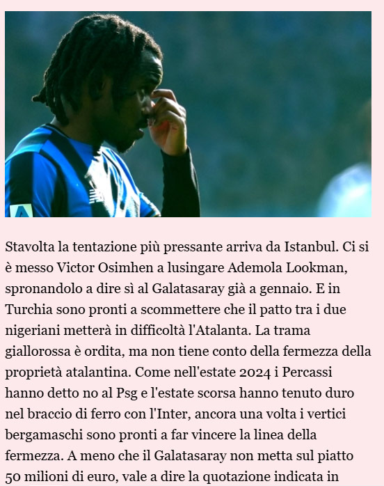 Galatasaray’da son dakika Ademola Lookman gelişmesi!