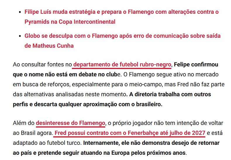 Fenerbahçe’nin yıldızı Brezilya’ya mı dönüyor? Transferde flaş gelişme
