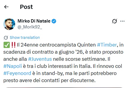 Fenerbahçe’ye transferde kötü haber! Quinten Timber...